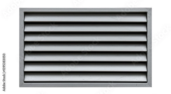 Fototapeta Isolated metal ventilation grill