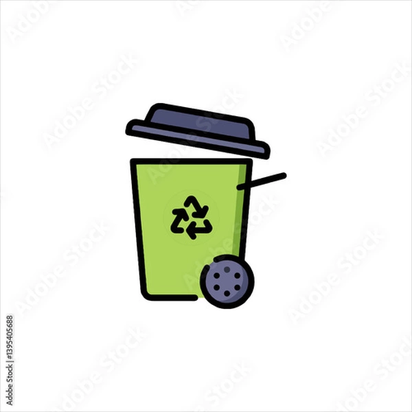 Obraz recycle bin icon