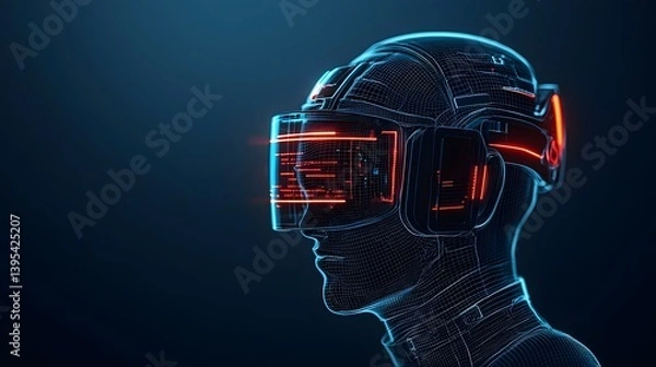 Fototapeta Innovative AI powered holographic platform designed for real time data visualization and analysis of systemic justice issues and police accountability