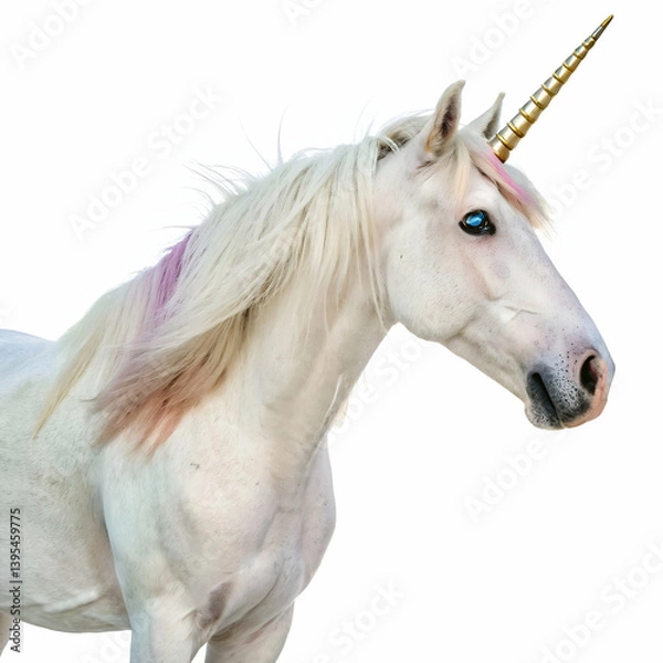 Obraz Unicorn Effect isolated on white background