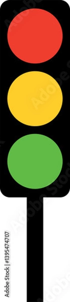 Obraz Traffic light sign
