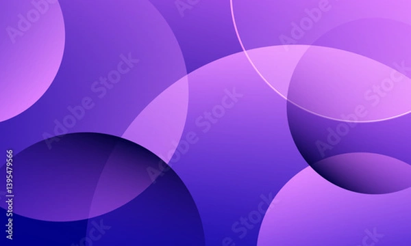 Fototapeta Abstract purple background with circles. Eps10 vector