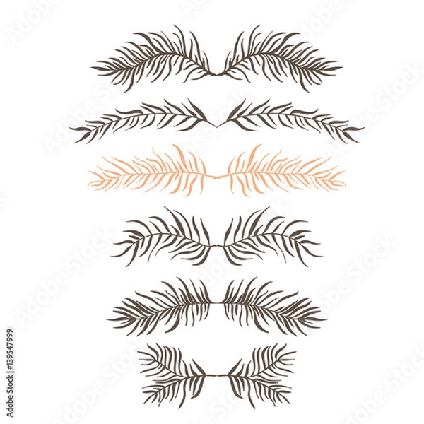 Fototapeta set branch
