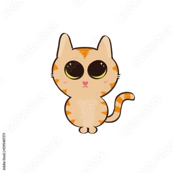 Obraz orange tabby cat