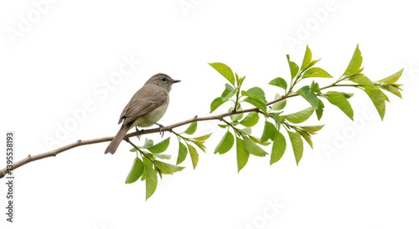 Fototapeta Isolated Bird on branch