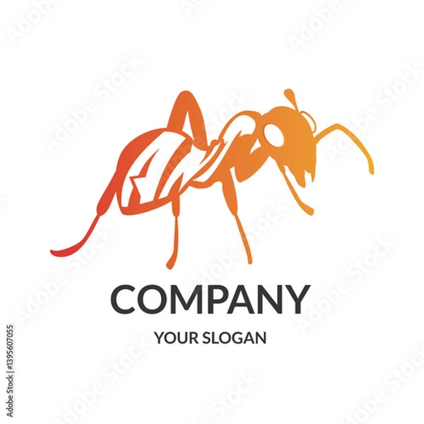 Obraz Ant Company logo design template
