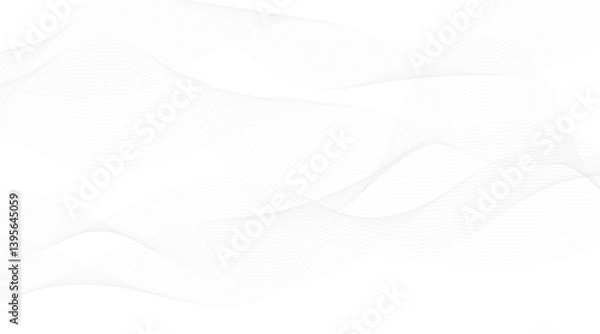 Fototapeta Abstract Vector Backdrop Smooth Texture with Light Curves and Smoke Flow
