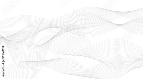 Fototapeta Dynamic Vector Backdrop: Swirling Smoke and Light Curves in Motion with Colorful Textures
