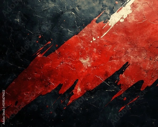 Obraz Grunge Abstract Red Design