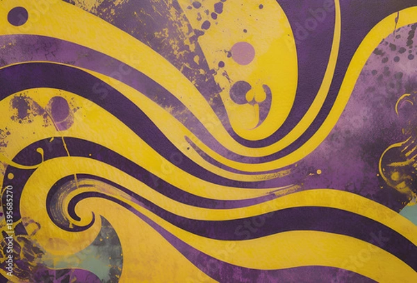 Obraz abstract grunge background with circles