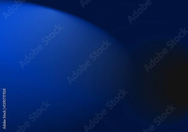Obraz fondo superficie radial azul espacio. Fondo con esfera azul en la oscuridad