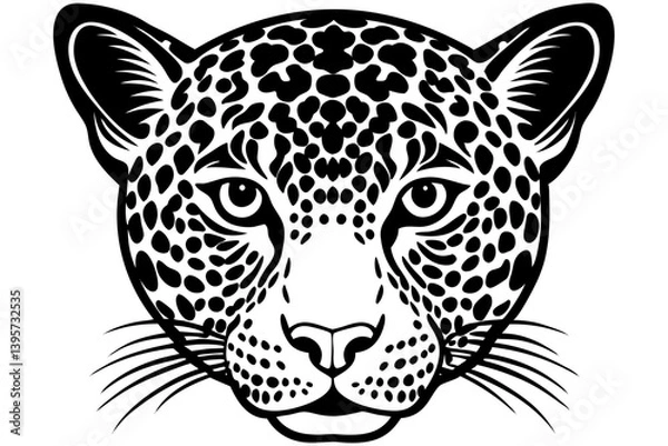 Fototapeta Adorable wild animal head illustrations in a cute and cartoon-style design. Features charming faces of lions, tigers, bears, foxes, and other wildlife animals. Perfect for children's designs,