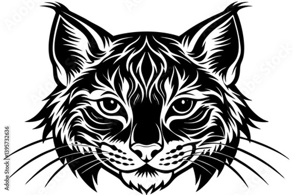 Fototapeta Adorable wild animal head illustrations in a cute and cartoon-style design. Features charming faces of lions, tigers, bears, foxes, and other wildlife animals. Perfect for children's designs,