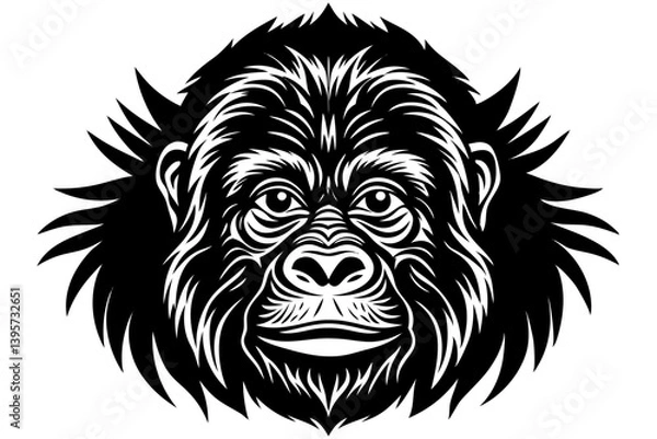 Fototapeta Adorable wild animal head illustrations in a cute and cartoon-style design. Features charming faces of lions, tigers, bears, foxes, and other wildlife animals. Perfect for children's designs,