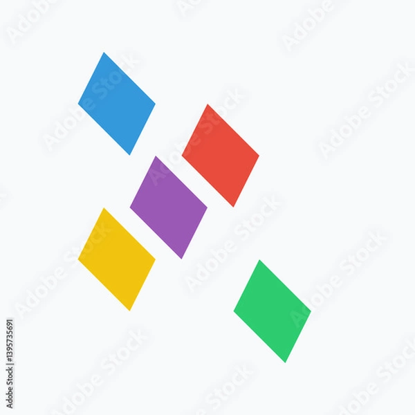 Obraz colorful sticky notes