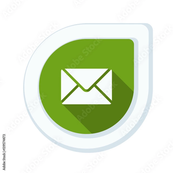 Obraz Mail button illustration