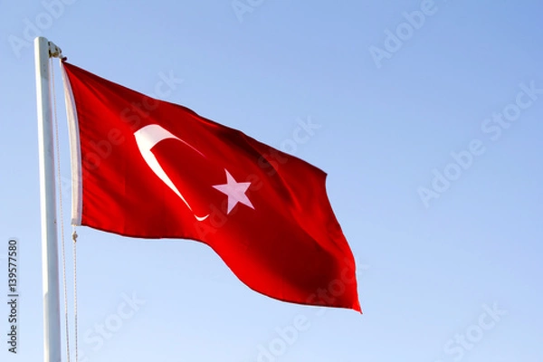 Fototapeta Turkish Flag