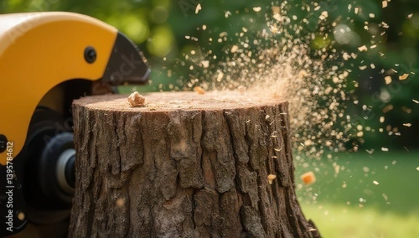 Obraz Grinding Tree Stump Removal