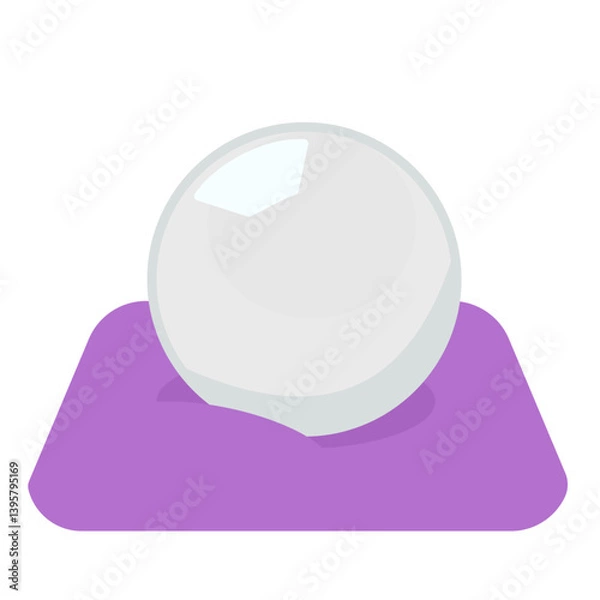 Obraz 占いの水晶のイラスト