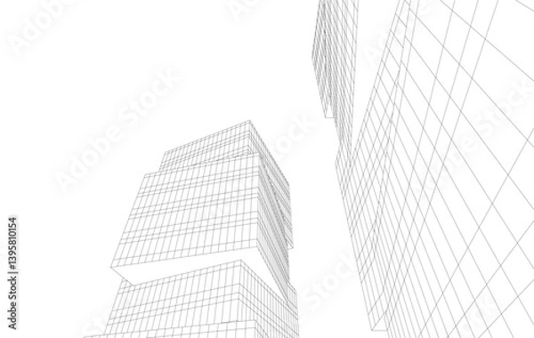 Fototapeta abstract architecture background