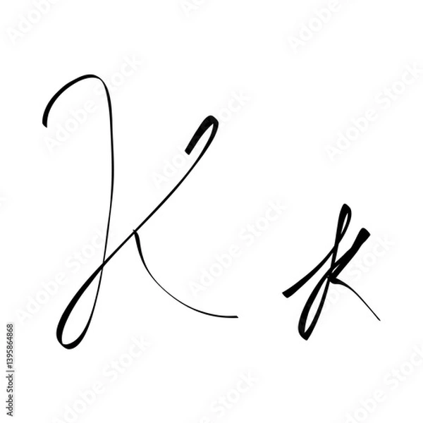 Obraz cursive k
