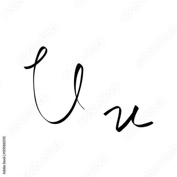 Obraz cursive u
