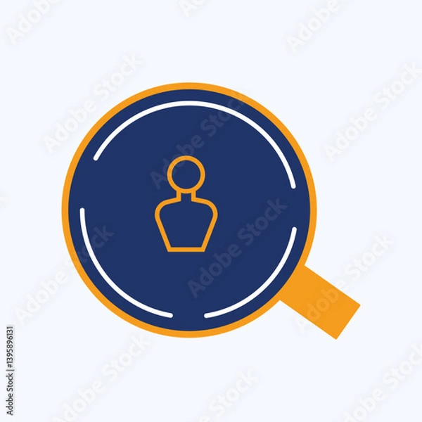 Obraz Target Audience Icon for Market Segmentation and Business Strategy