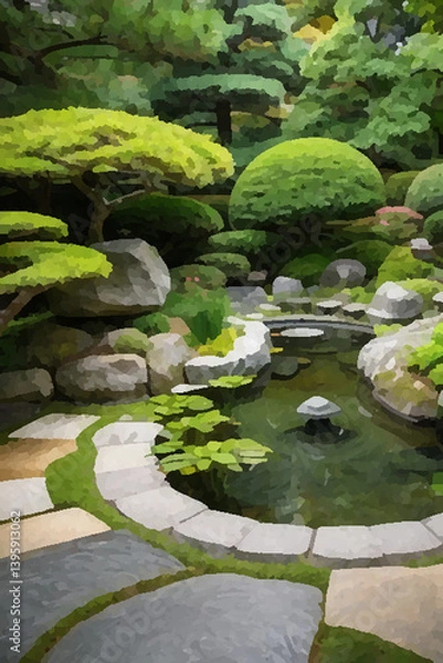 Obraz 日本庭園