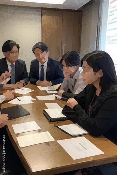 Obraz チームワーク