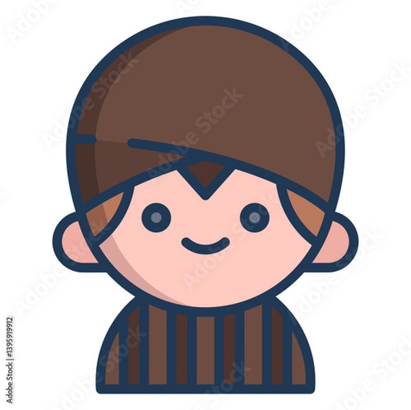 Obraz Linear color Jawa Clothes icon