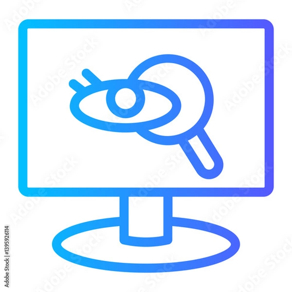 Fototapeta spyware gradient icon