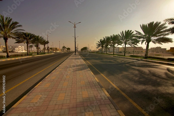 Obraz Roads in Duqm, Oman