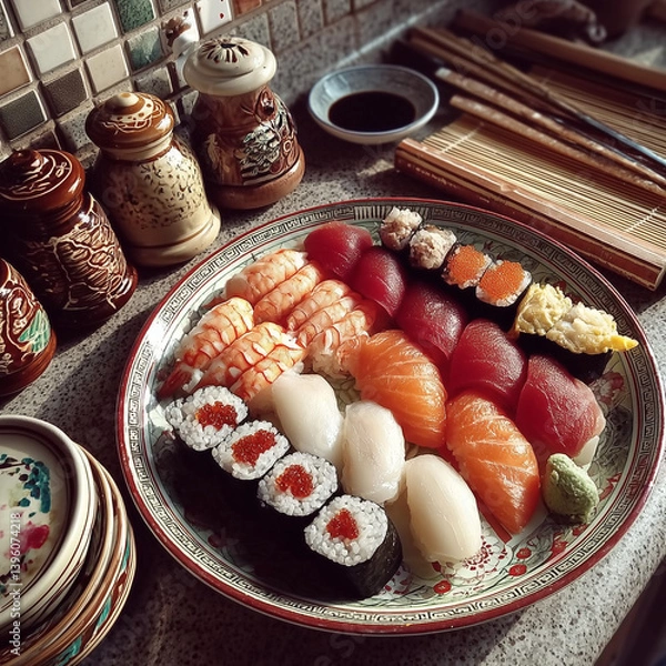 Fototapeta nice sushi