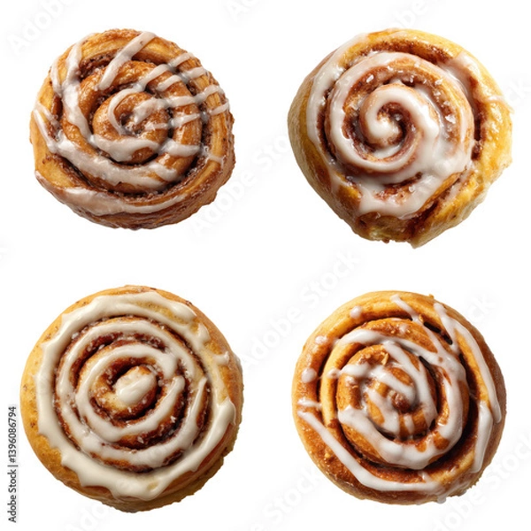 Obraz Delicious Cinnamon Roll Close Up