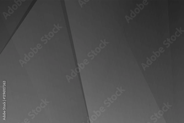 Obraz Abstract black and grey on light silver background modern design. Vector illustration eps 10.