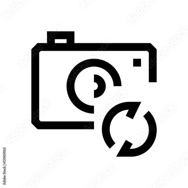 Obraz Camera mini line, icon