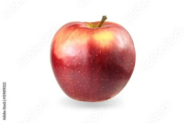 Fototapeta Studio isolated red apple