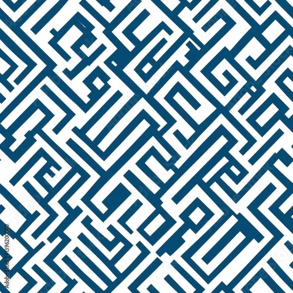 Fototapeta Explore sleek and bold geometric ornament patterns that bring a chic touch and modern vibe to any room.