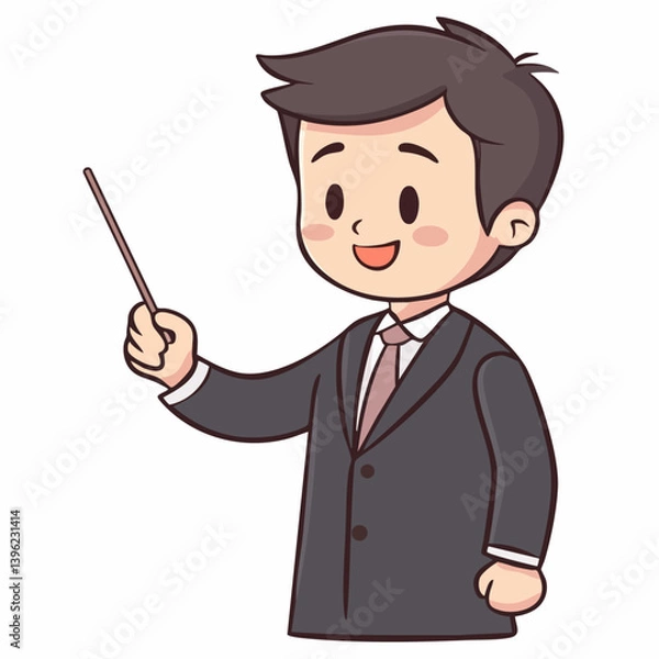 Fototapeta sajawal0857_Conductor_-_Vector_icon_isolat-07F25