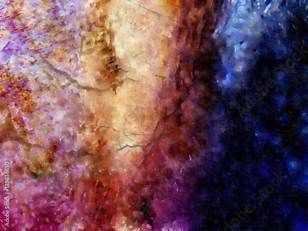 Obraz Cracked Abstract Wallpaper