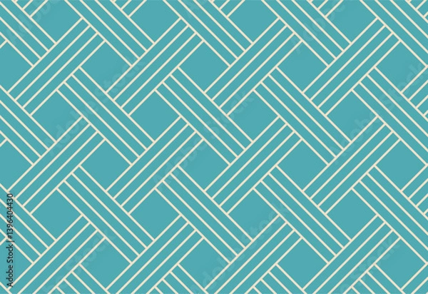 Obraz Vector seamless pattern. Modern stylish texture. Repeating geometric tiles from striped elements