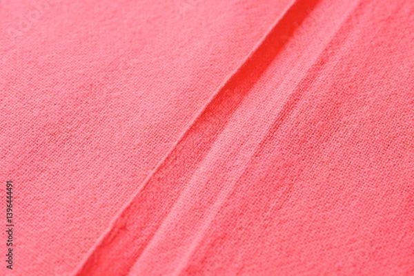 Fototapeta red texture of fabric textile, abstract image for fashion cloth design background