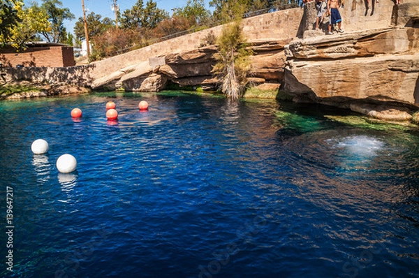 Obraz Blue Hole on Route 66 