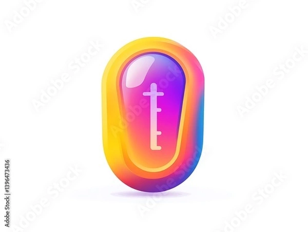 Obraz Colorful Temperature Button