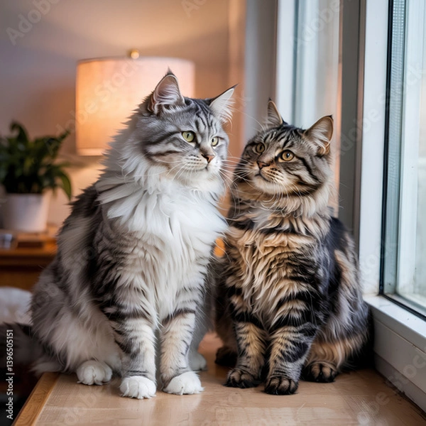 Obraz 러블리한 고양이 가족