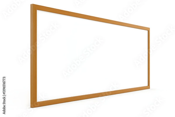 Fototapeta Blank Wooden Frame Ready for Display
