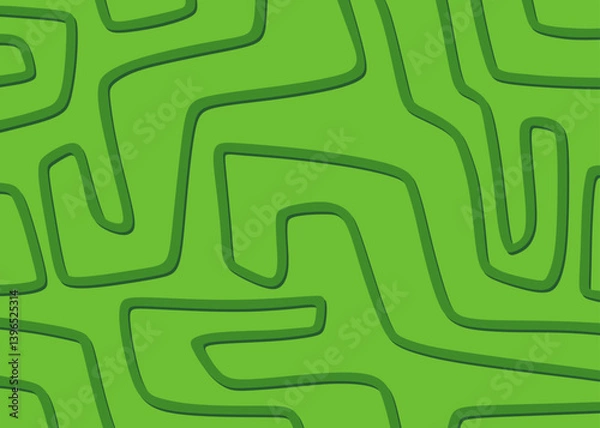 Obraz Minimalist background with seamless maze line pattern