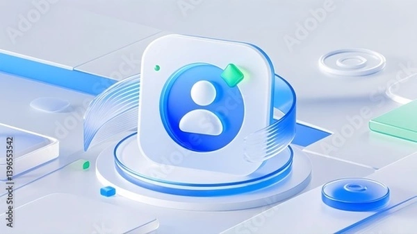 Fototapeta 3d user scenarios