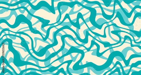 Fototapeta Abstract, liquid wild animal pattern. Vector illustration.