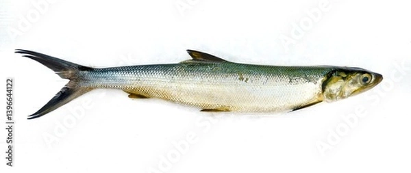 Obraz milkfish on white background